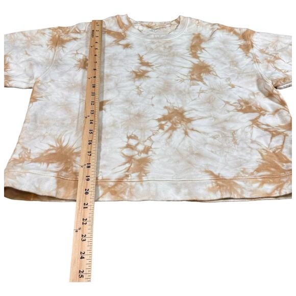 Madewell (Re)sourced Cotton Swing Sweatshirt Women’s Size Small Brown Tan - Picture 6 of 7